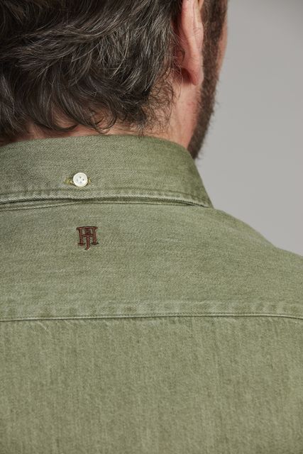 Zac Clrd Twill Denim Shirt