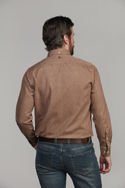 Zac Clrd Twill Denim Shirt