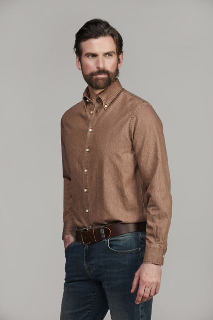Zac Clrd Twill Denim Shirt