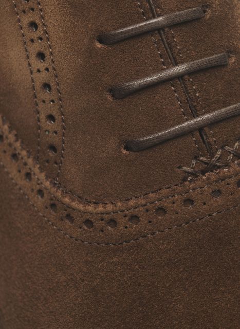 Mariano brogue suede shoes