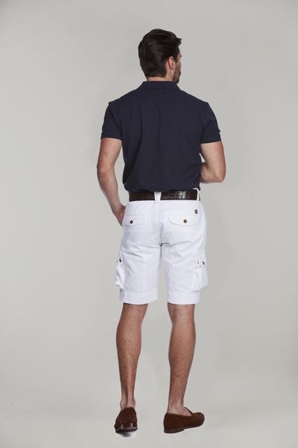 SKY TWILL CARGO SHORTS