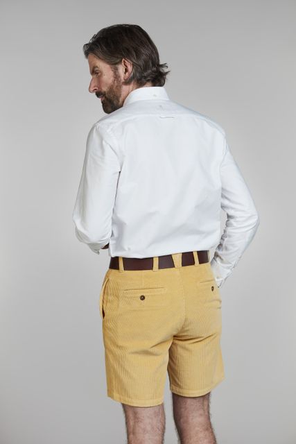 Washed 8W Cord Shorts