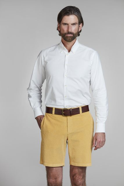 Washed 8W Cord Shorts