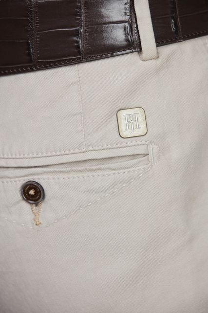 LINEN/COTTON TWILL CHINO