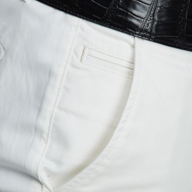 Classic Chino Cotton White