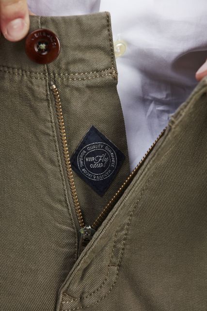 Linen blend Comfort Chino