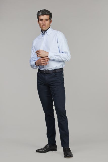 5-PKT SILK TOUCH OKADO NAVY