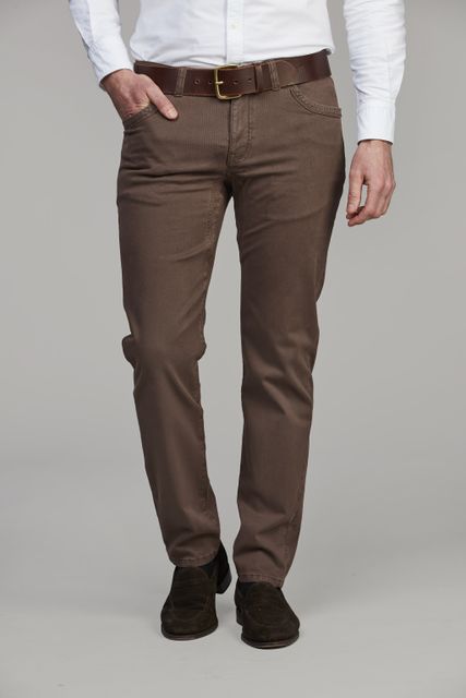5-PKT CUT'N SEW BORMIO PRINT BROWN