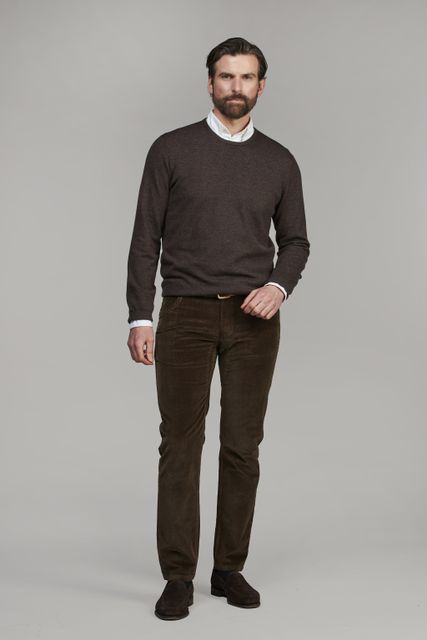 5-pkt Cut'n Sew Enso Cord 5-pkt Cut'n Sew Enso Cord BROWN