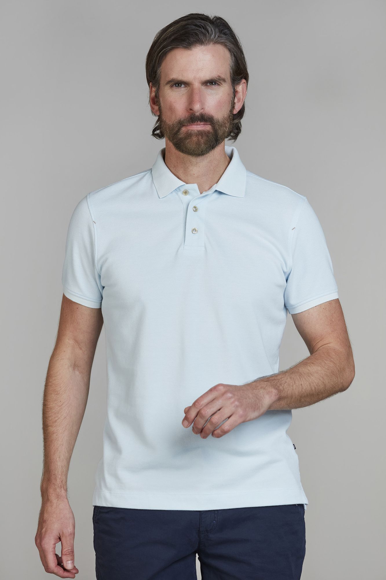 Classic Polo LJUSBLÅ