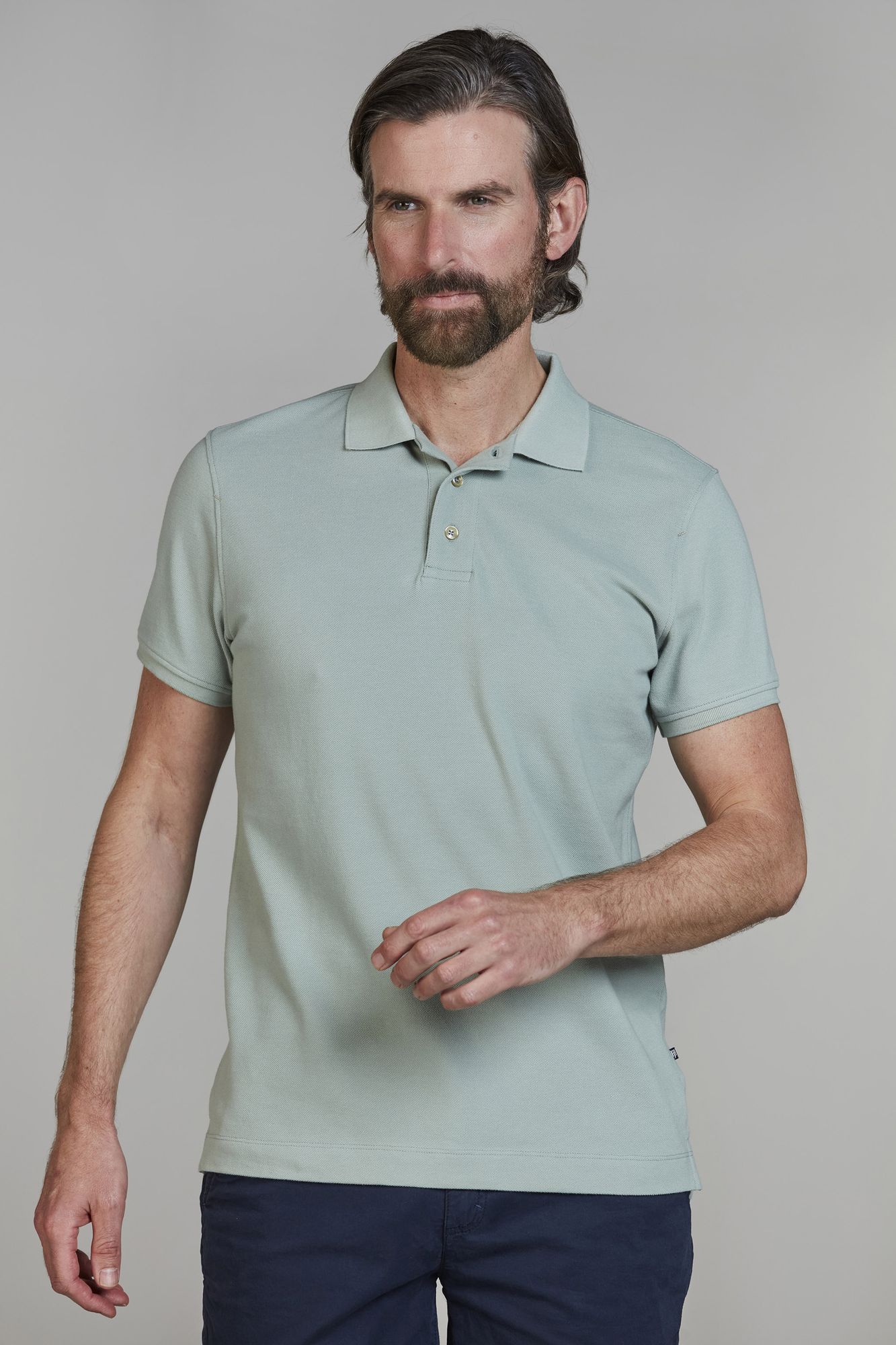 Classic Polo, Grön, M, Hansen & Jacob - M