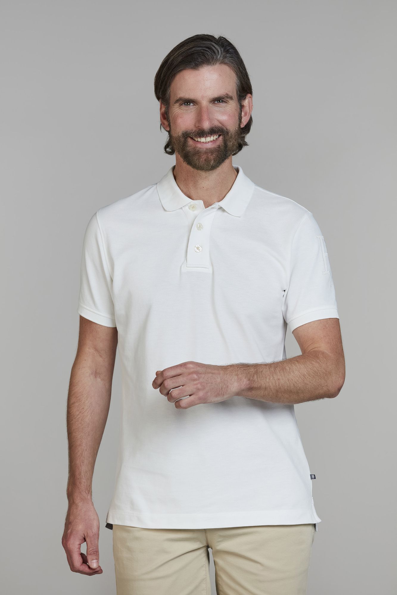 Rough Style Polo, Vit , XXXL, Hansen & Jacob - XXXL