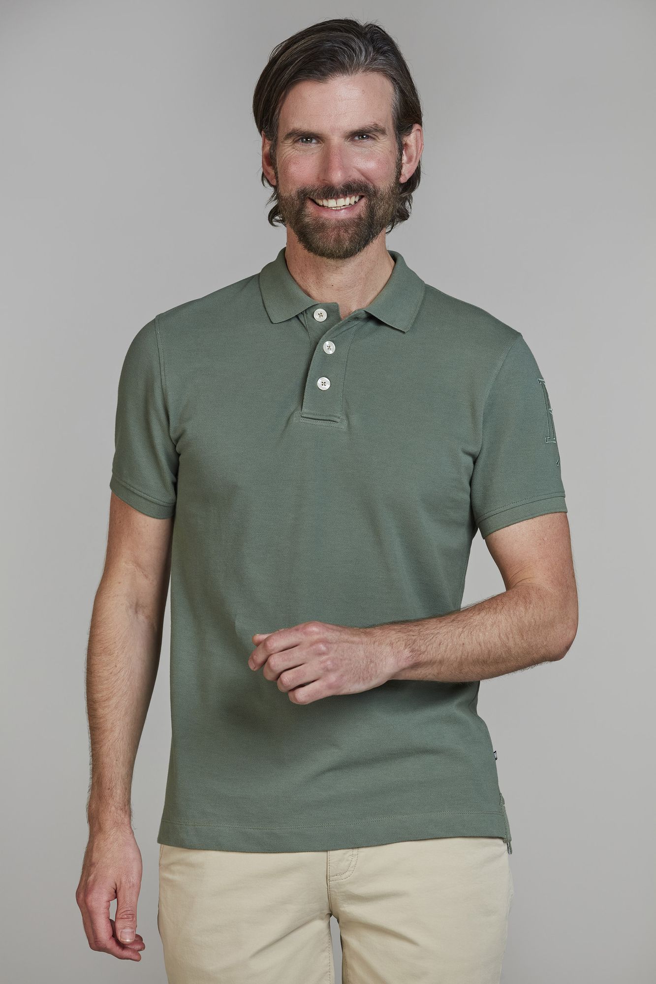 Rough Style Polo, Grön, S, Hansen & Jacob - S