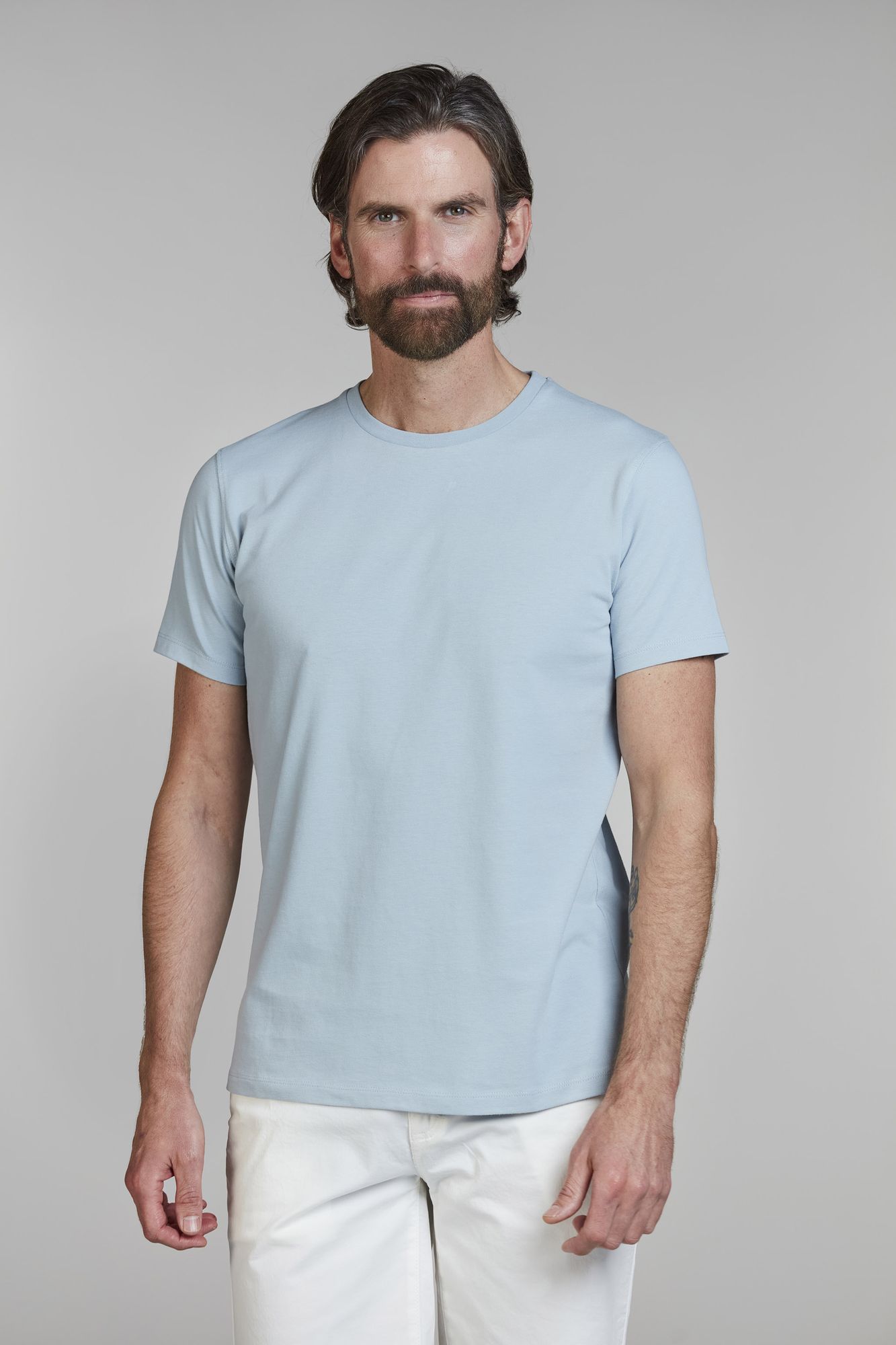 Exklusiv T-shirtClassic Tee, Ljus Blå, M, Hansen & Jacob - M