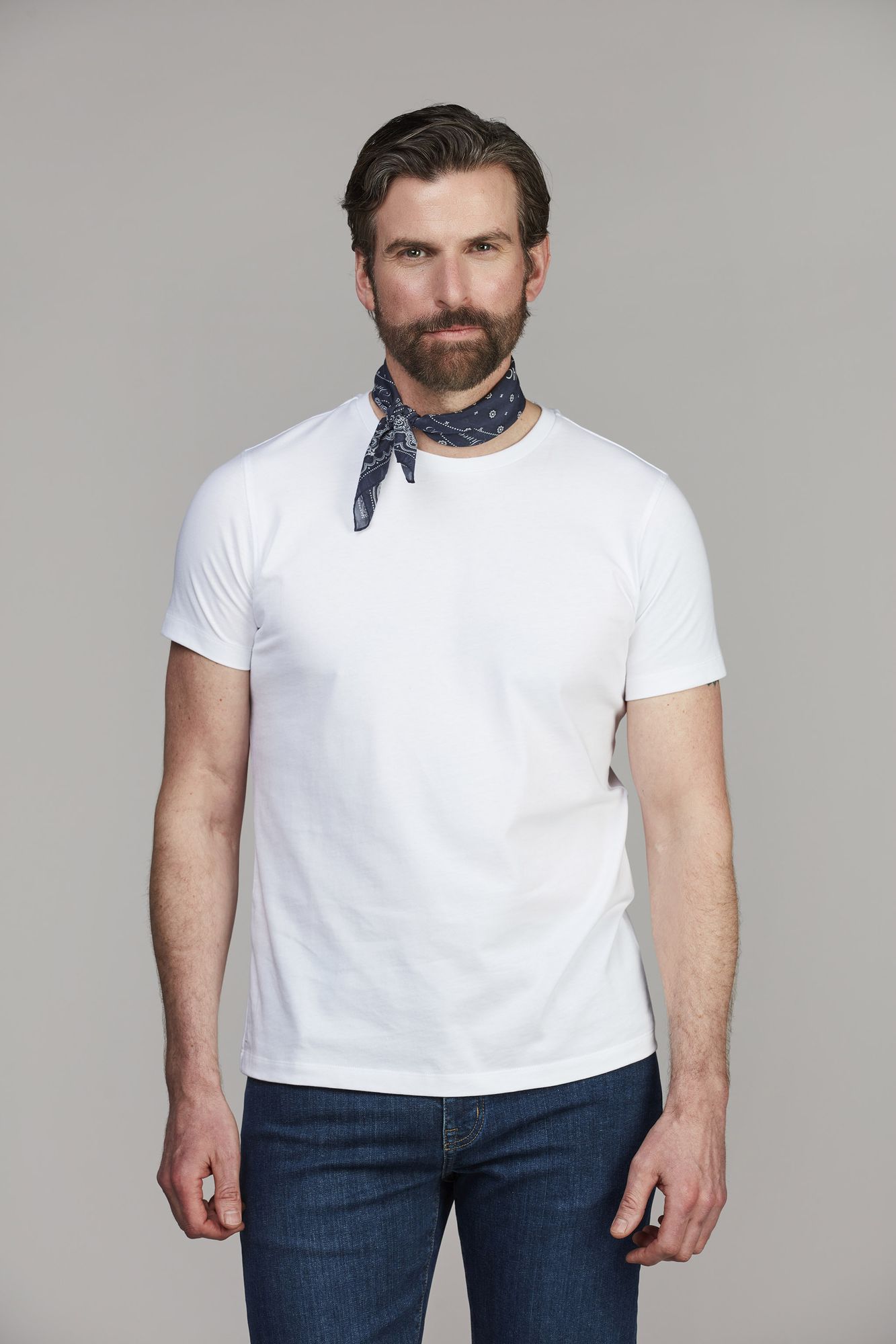 Exklusiv T-shirtClassic Tee, Vit , M, Hansen & Jacob - M