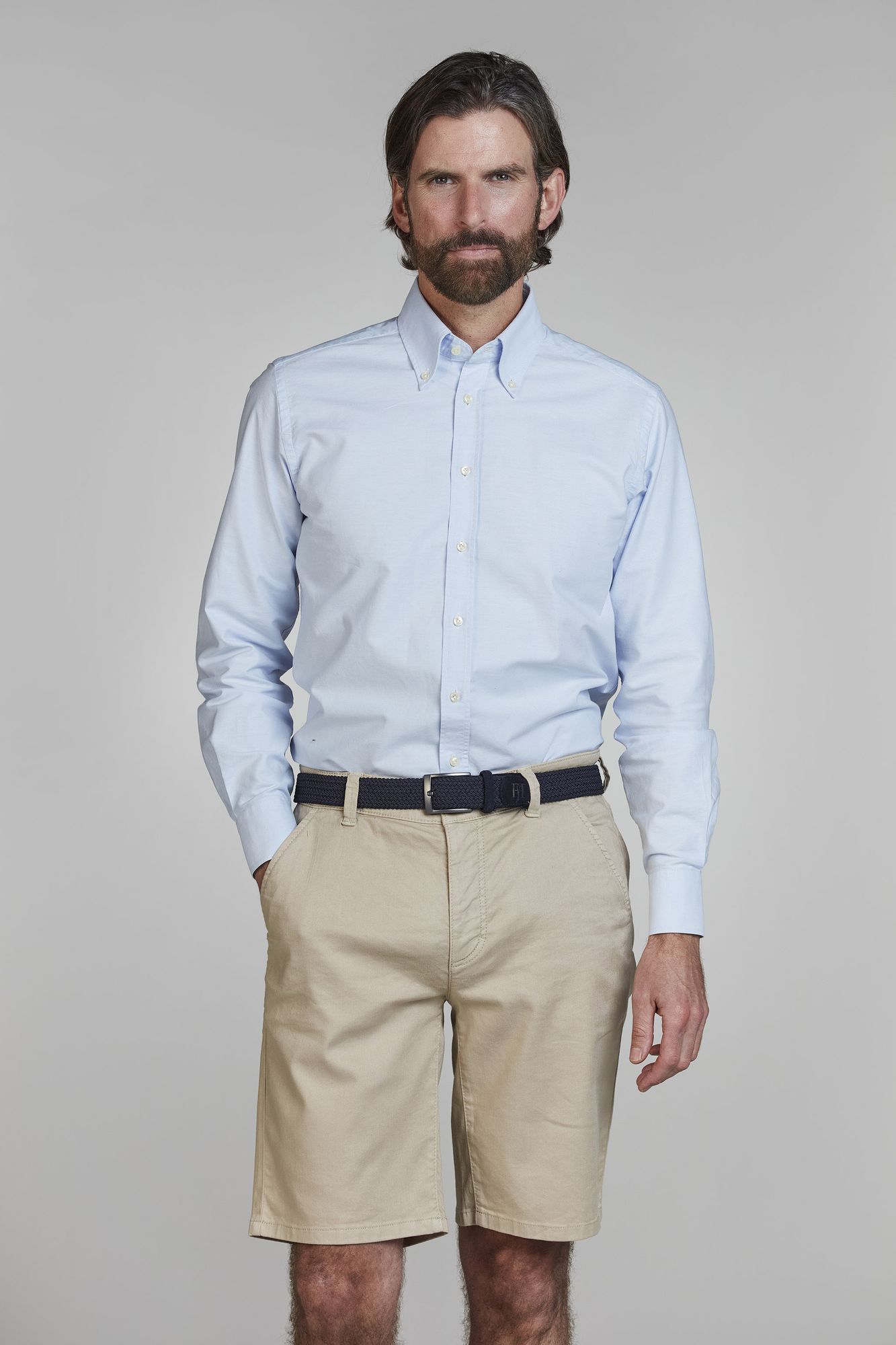 Cotton/linen Shorts, Beige, XXXL, Hansen & Jacob - XXXL