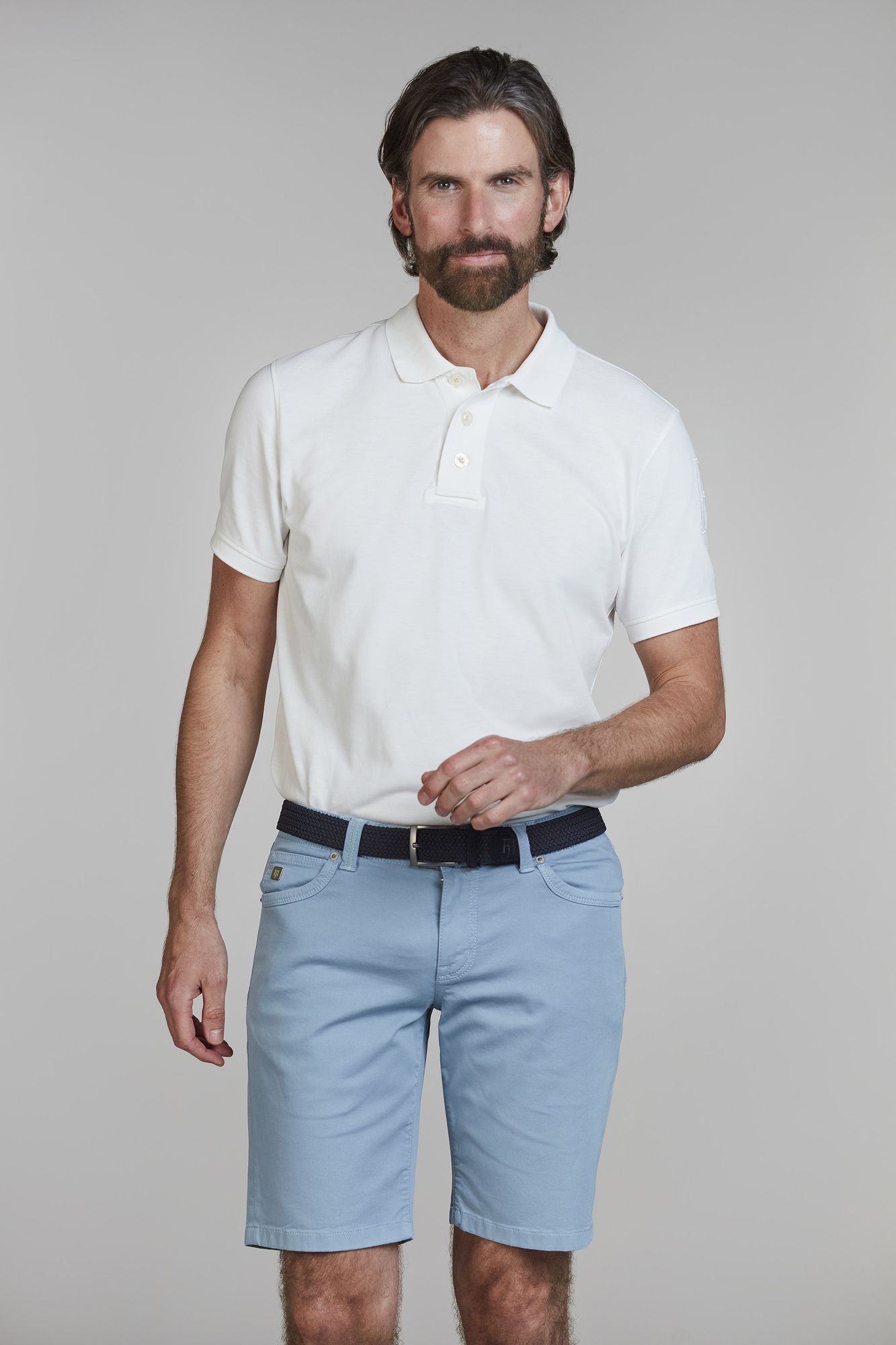 5-pkt Pan Oxford Shorts, Mellan Blå, XXXL, Hansen & Jacob - XXXL