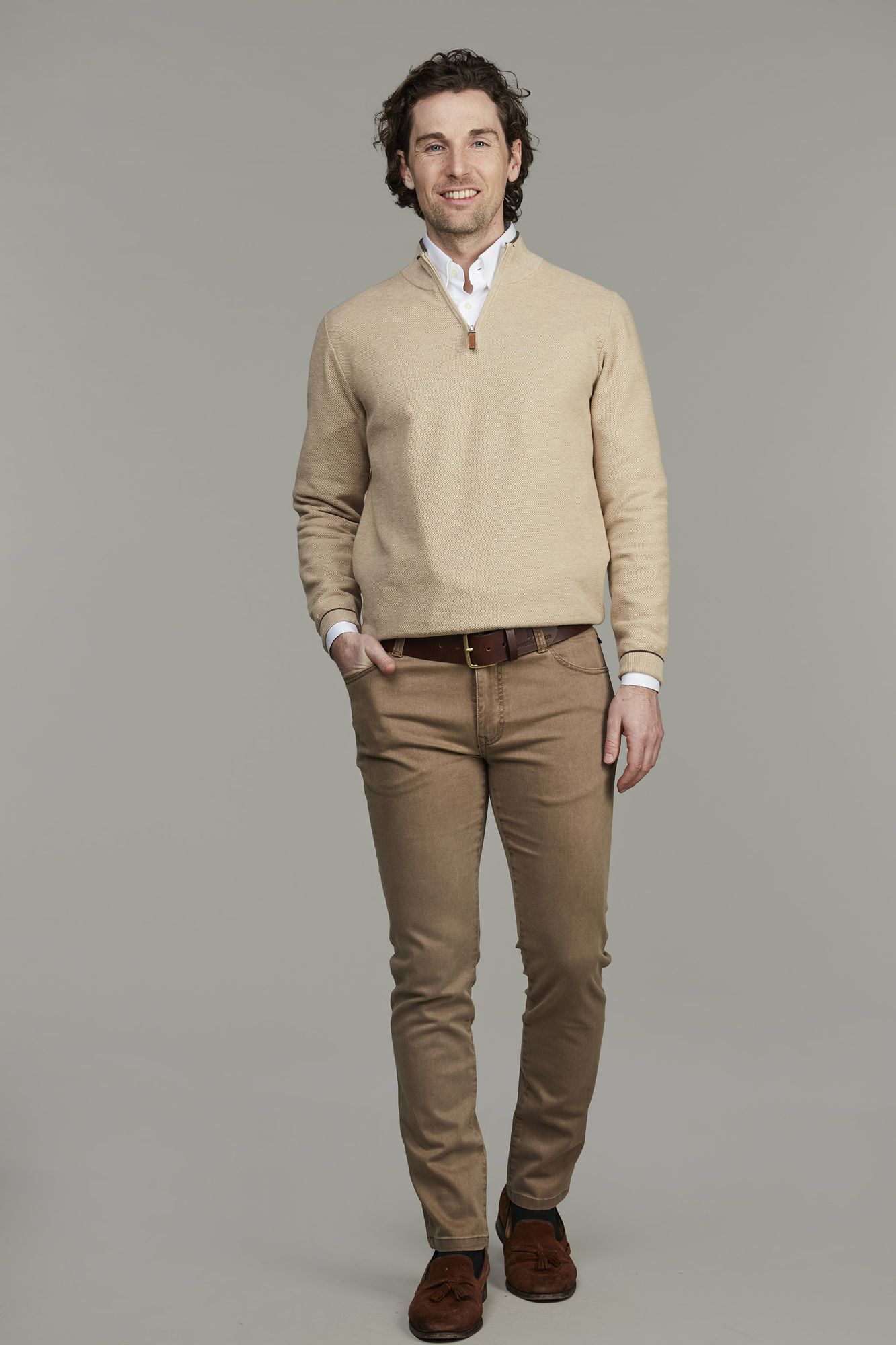 5-pkt Silk Touch Okado, Ljusbrun, 42/34, Hansen & Jacob - 42