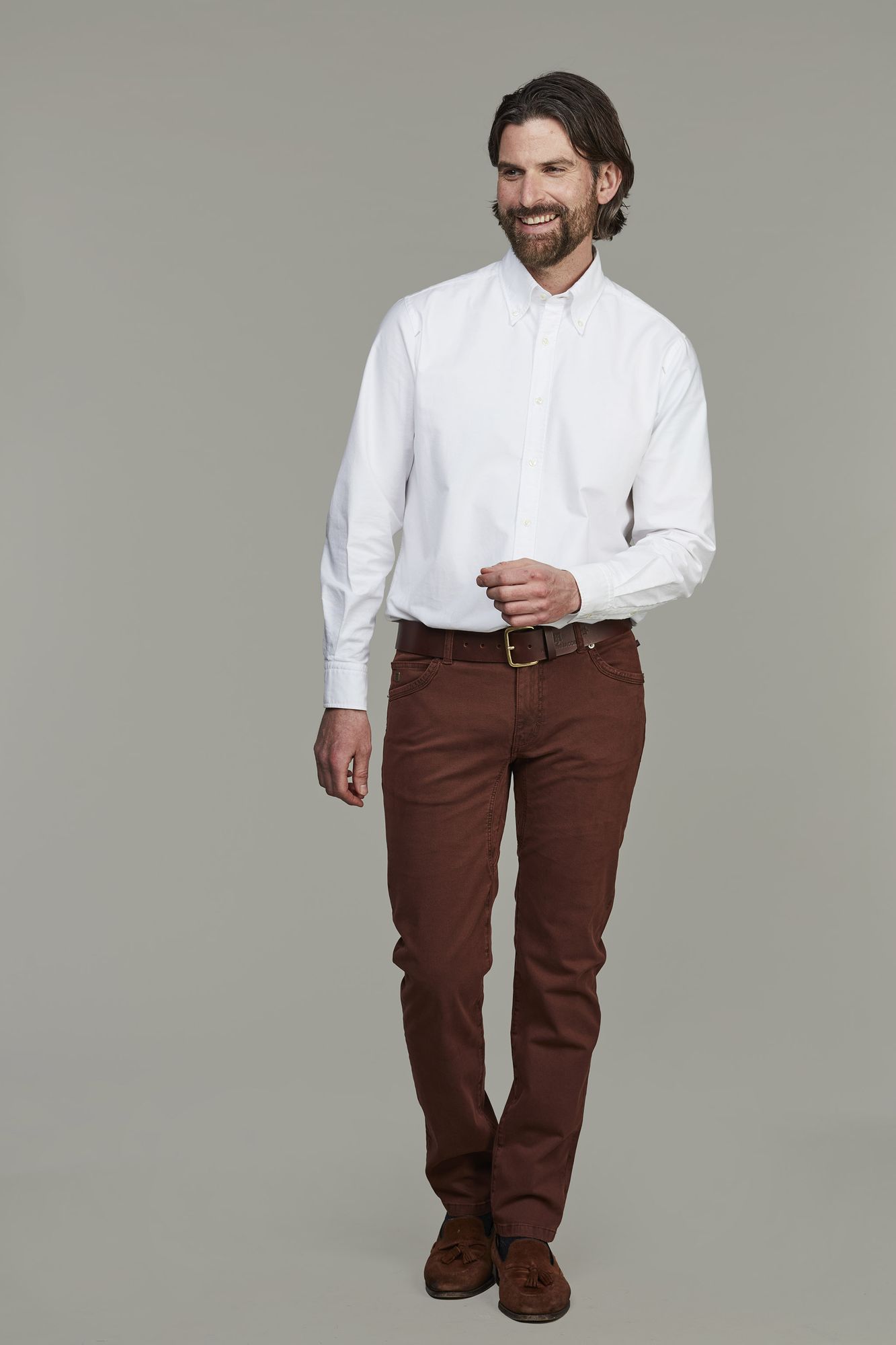 5-pkt Cut N´Sew Bormio Print, Röd, 42/34, Hansen & Jacob - 42