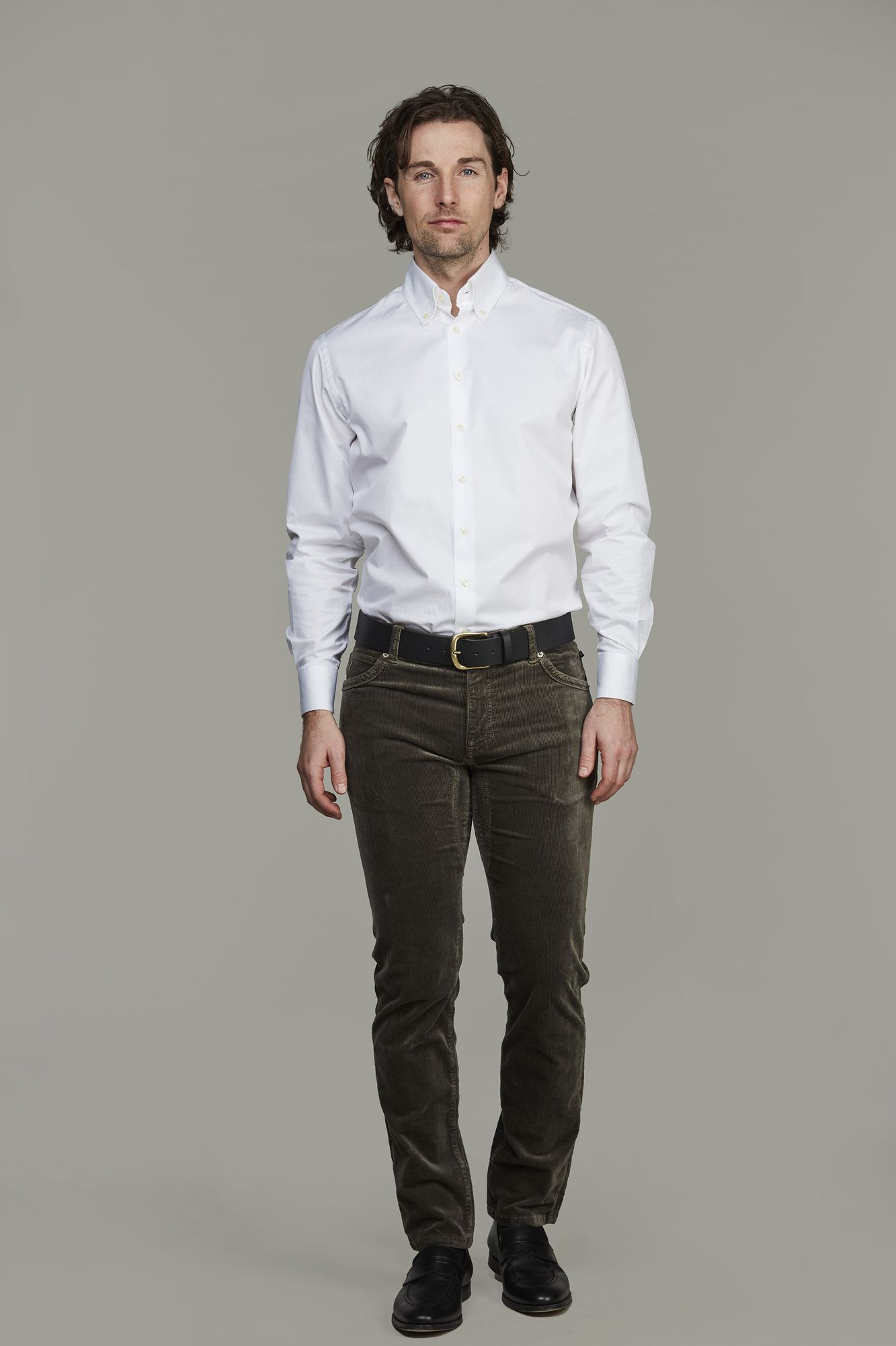 5-pkt Cut N´Sew Cord, Mörkgrön, 33/34, Hansen & Jacob - 33/34