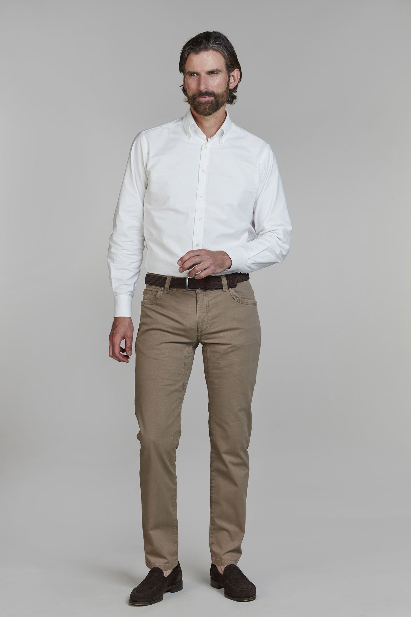 5-pkt Cut N´Sew Fiji Print, Mörk Beige, 33/36, Hansen & Jacob – 33/36