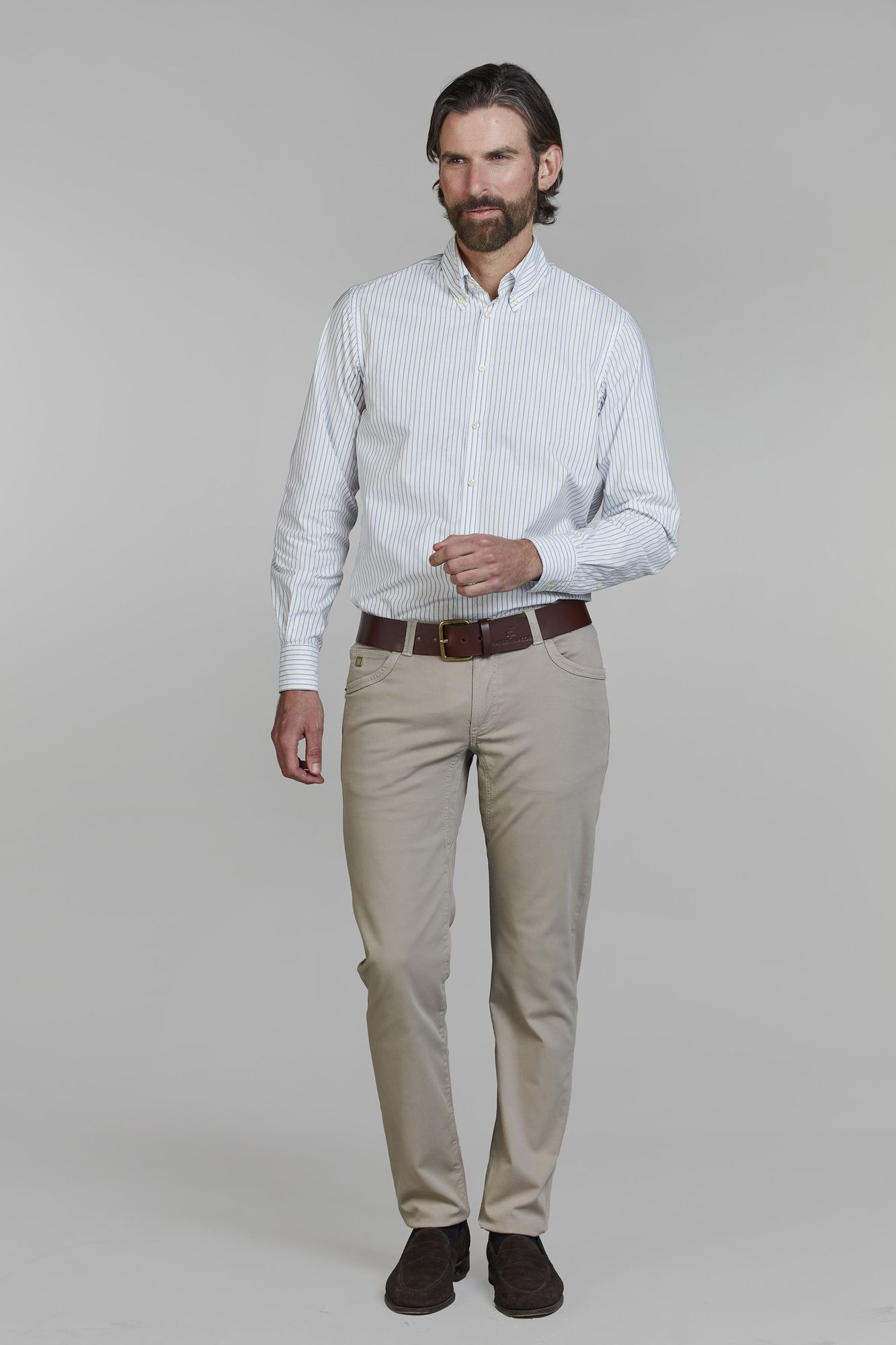 5-pkt Cut N´Sew Pan Oxford, Mullvad, 34/32, Hansen & Jacob – 34/32