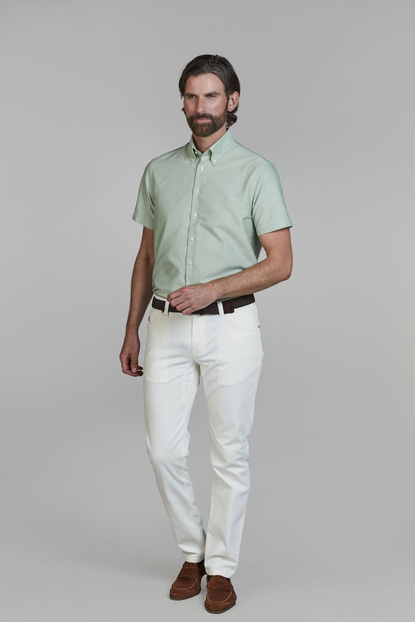 5-pkt Cut N´Sew Pan Oxford, Vit, 36/30, Hansen & Jacob - 36/30