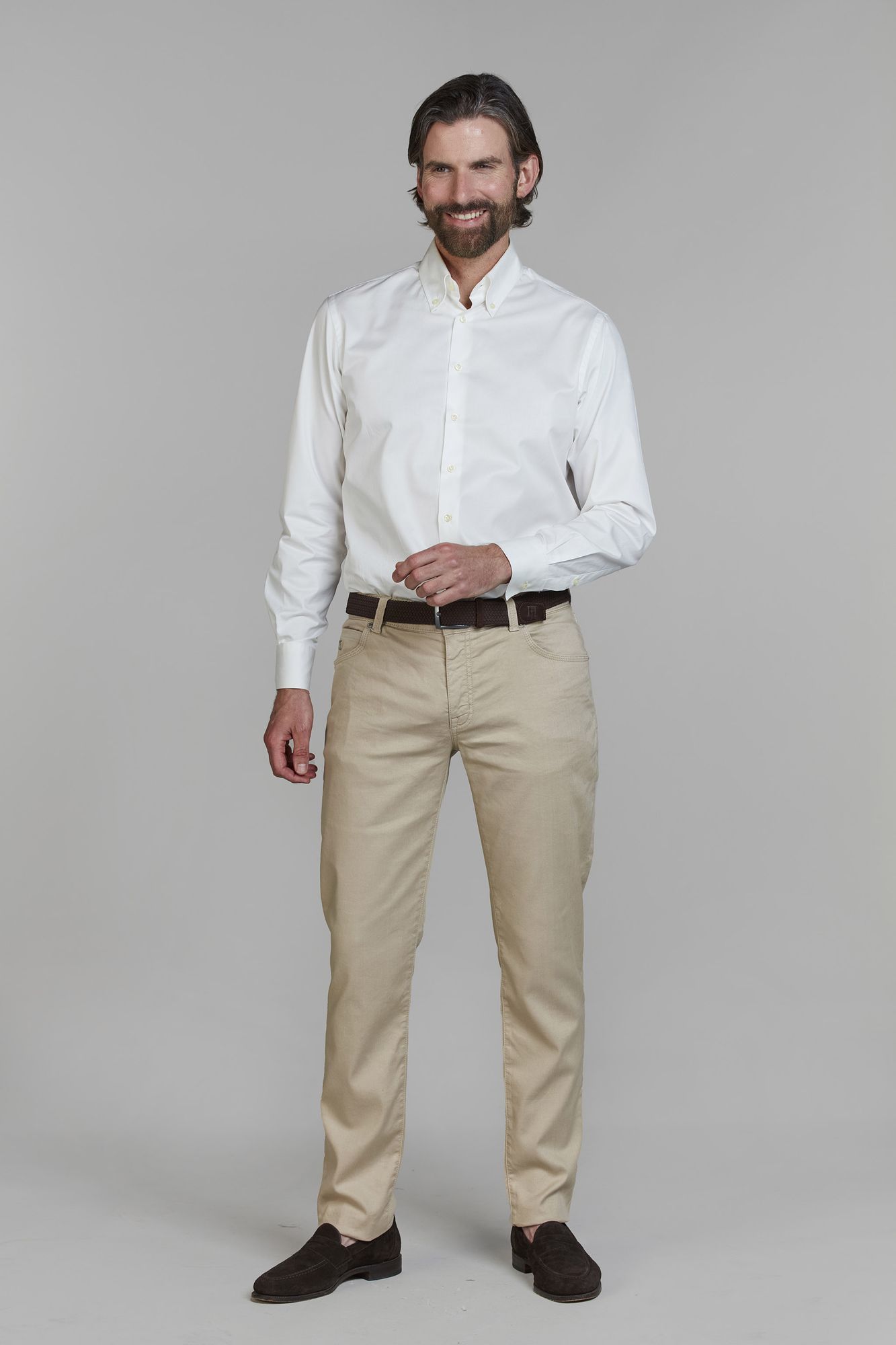 5-pkt Linen Blend, Beige, 29/32, Hansen & Jacob – 29/32