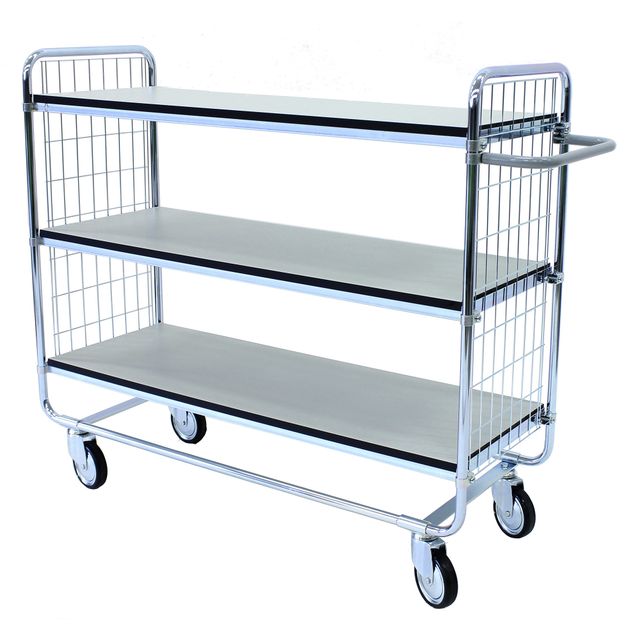 ESD hyllvagn 100 3 hyllor