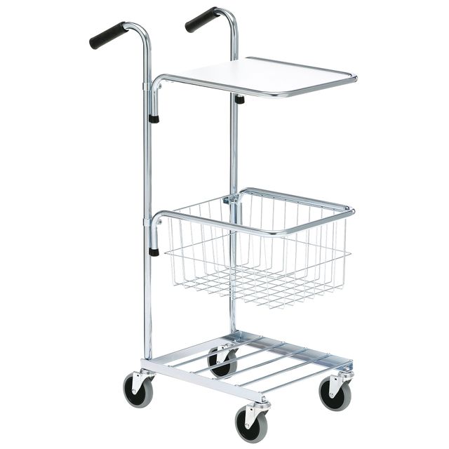 Minivagn med hylla och korg