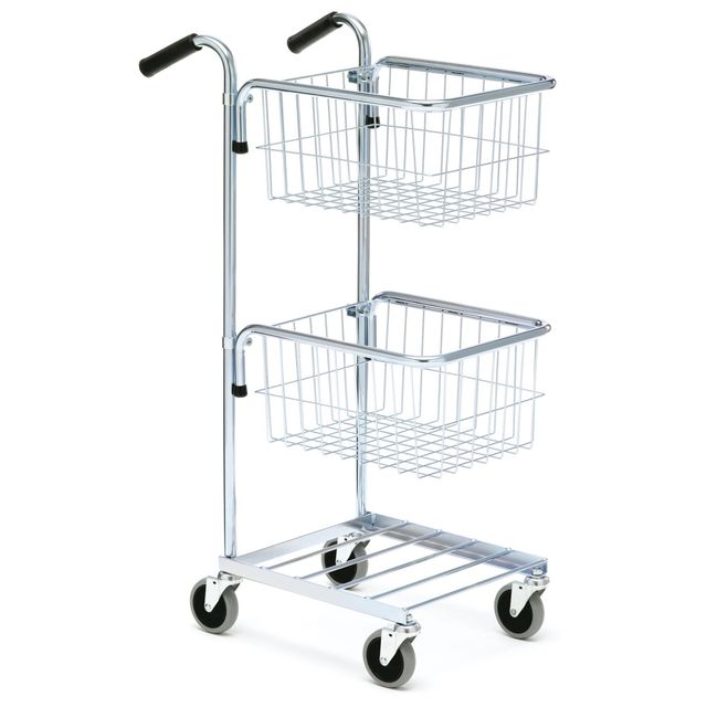 Minivagn med två korgar Minivagn med två korgar