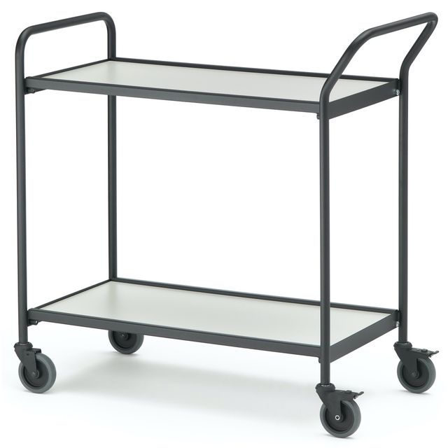 Servierwagen 1 Fahrhandgriff + Stirnseite