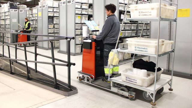 Stor flexibilitet för orderplock, personal och produkter