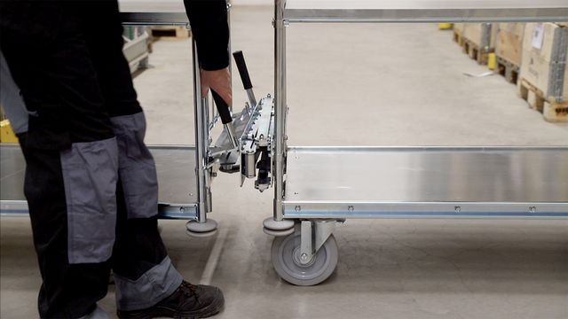 Pick-train med handtag