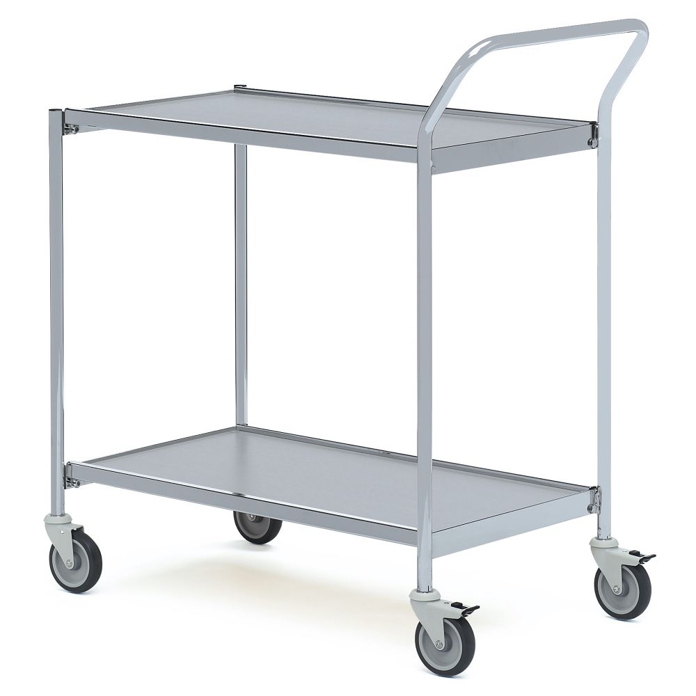 Servierwagen mit ein Fahrhandgriff