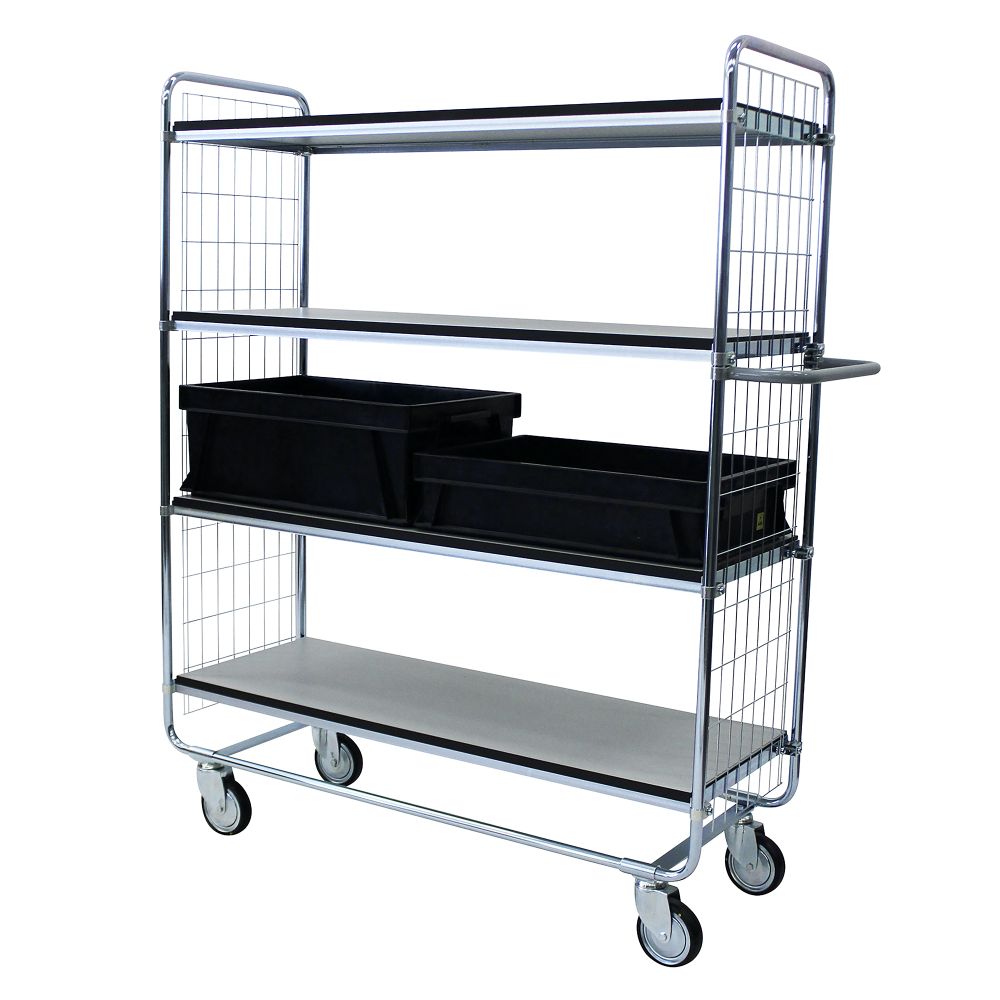ESD hyllvagn 100 4 hyllor