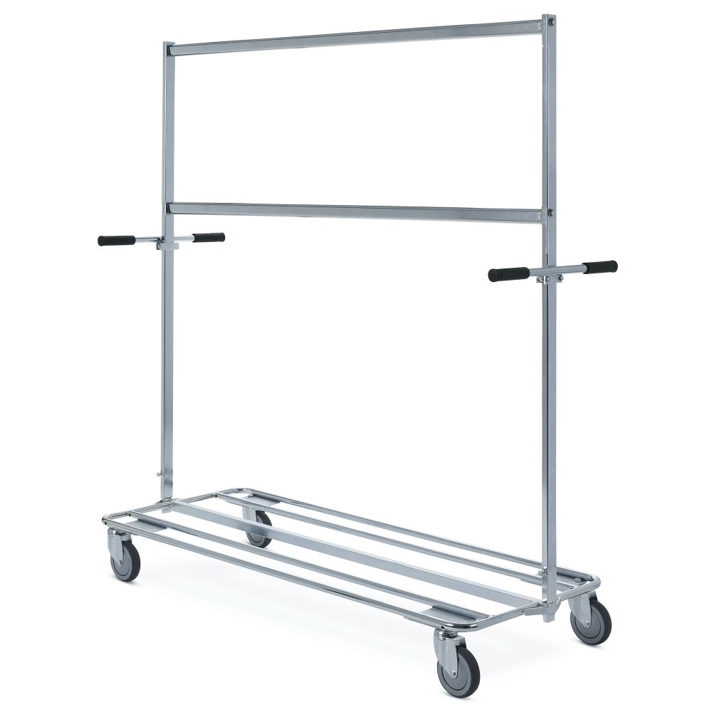 Clothes rail small wheels