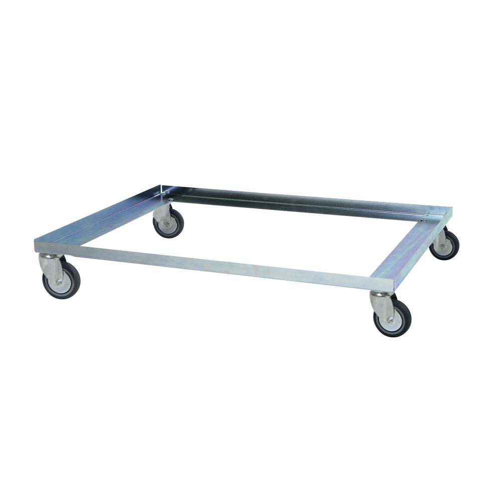 Sheet metal dolly flex with swivel wheels