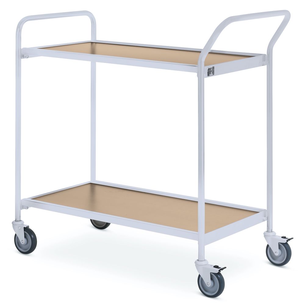 Table trolley with 1 handle + end