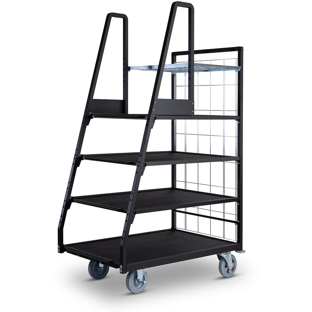 Step trolley 4 shelves Serie 750