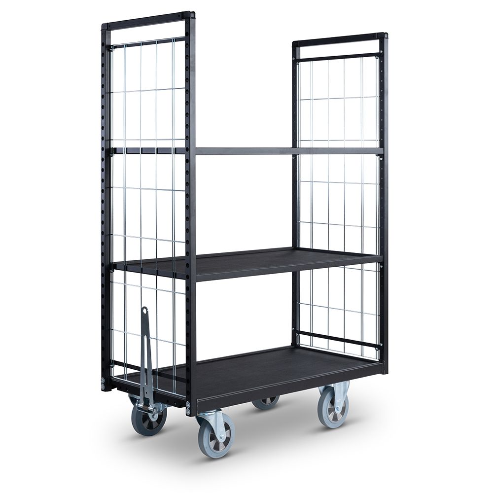 Etagenwagen serie 750, quick-kuppling, deichsel vorne