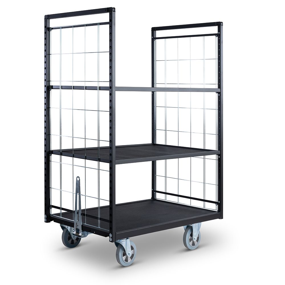 Etagenwagen serie 750, quick-kuppling, deichsel vorne