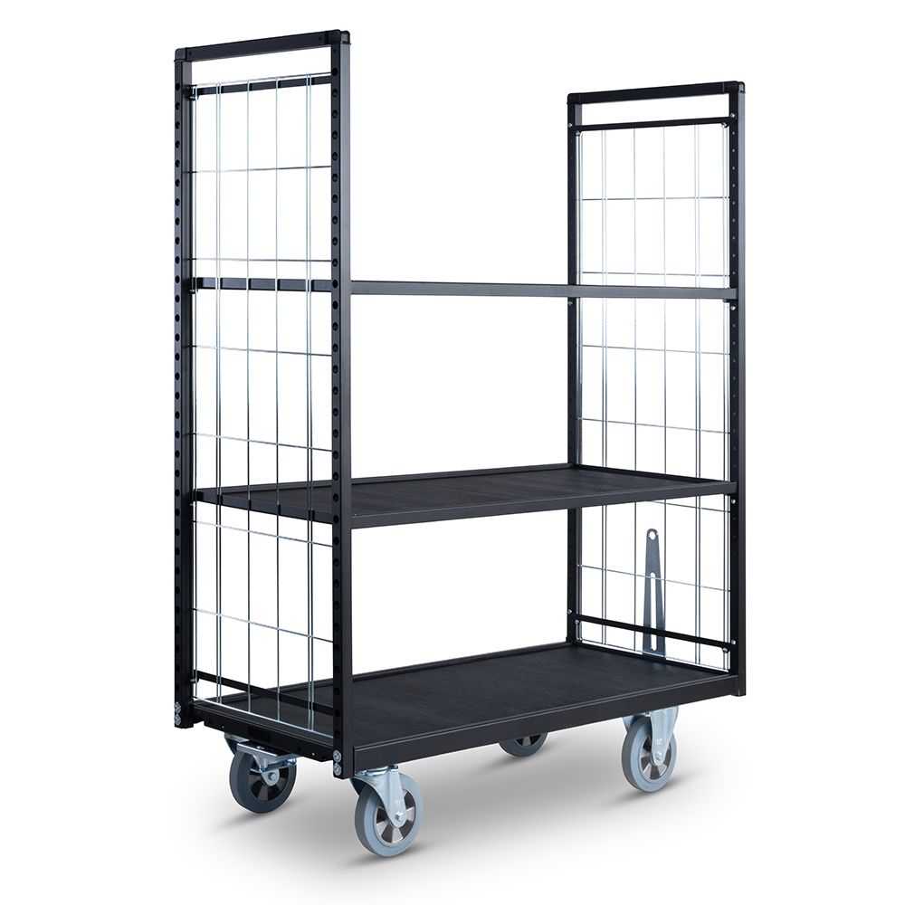 Etagenwagen serie 750, quick-kuppling, deichsel hinten