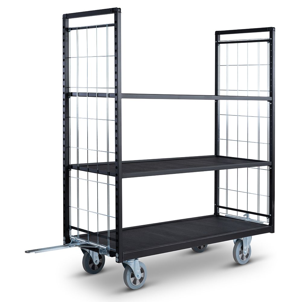 Shelf trolley 750 series tow bar forwards