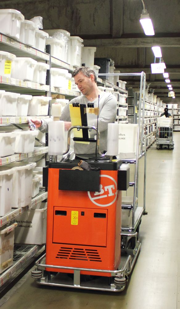 Plocktruck 709 hos Electrolux Distriparts