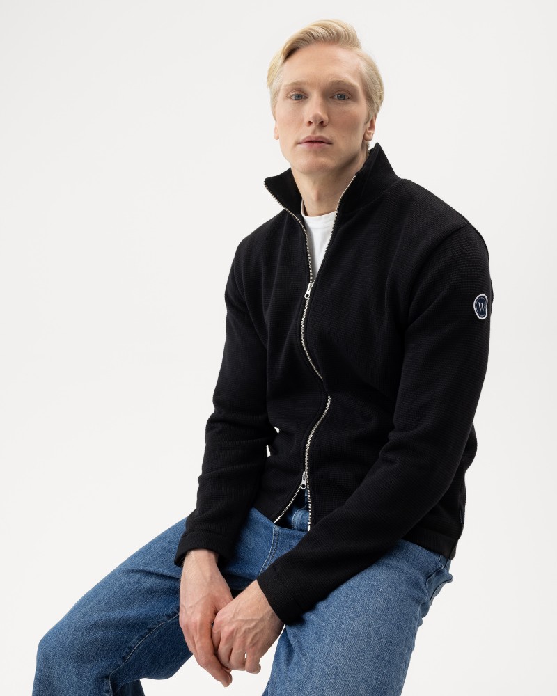 Albrekt Fullzip WP Black