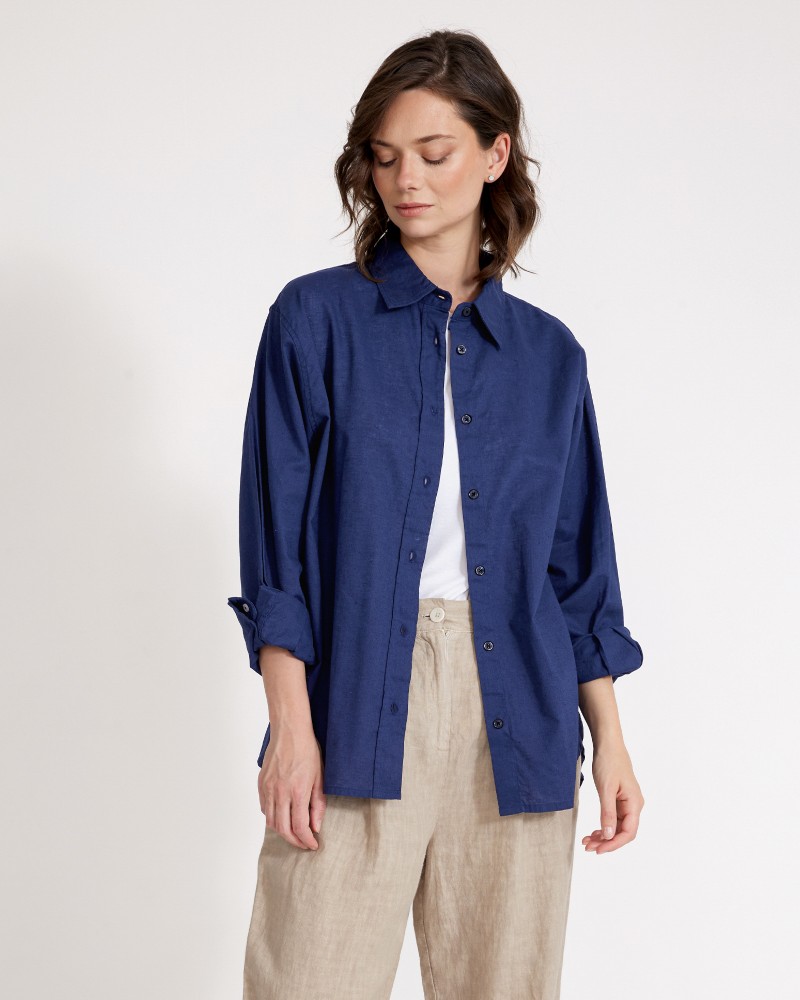 Angela Shirt Navy