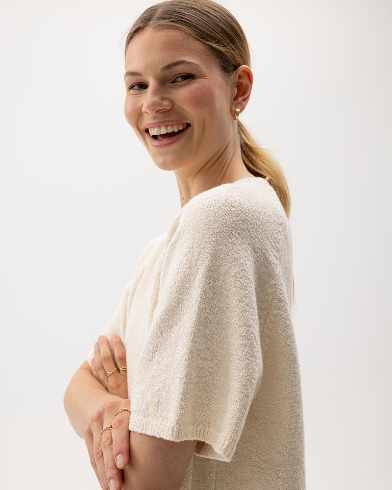 Angelina Top Off White