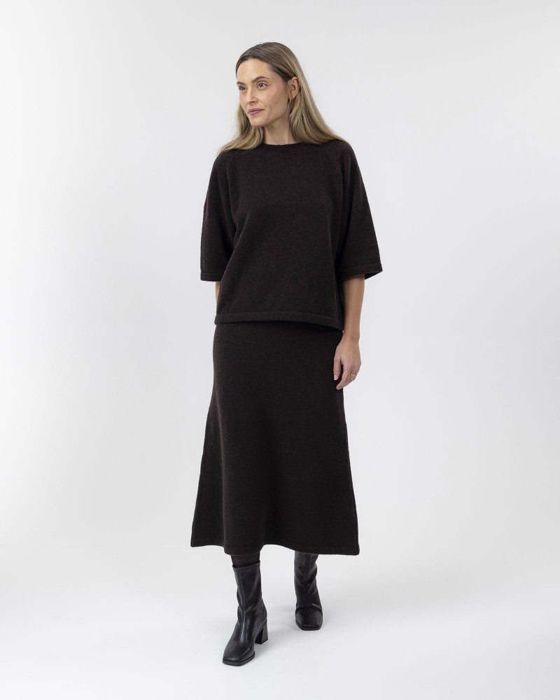Anita Skirt Dark Chocolate