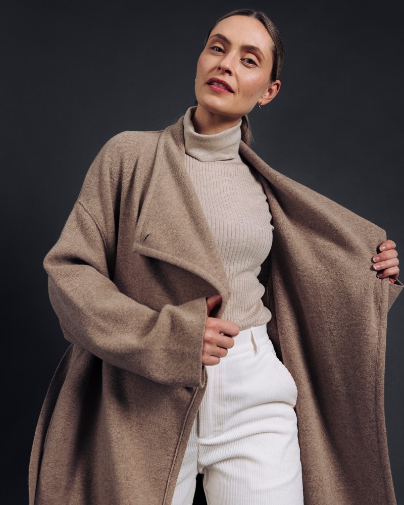 Astrid Wide Coat Astrid Wide Coat Khaki